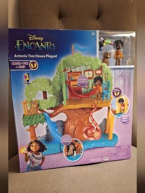 Antonio Tree House Playset - Green/Brown Kids Toy